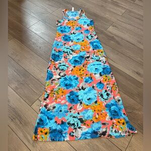 Ambiance Apparel Colorful Floral Dress